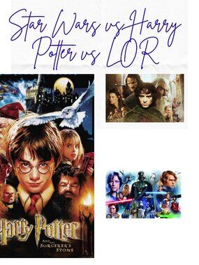 May the 4th be with you!  Star Wars vs. Harry Potter vs. LOR 5/1 7:30 pm EST
